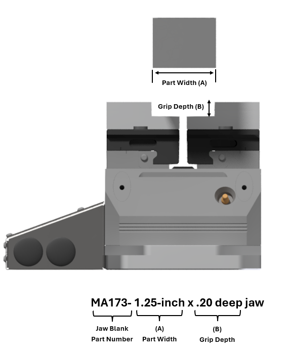 MA173-1.25-inch x .20 deep jaw
