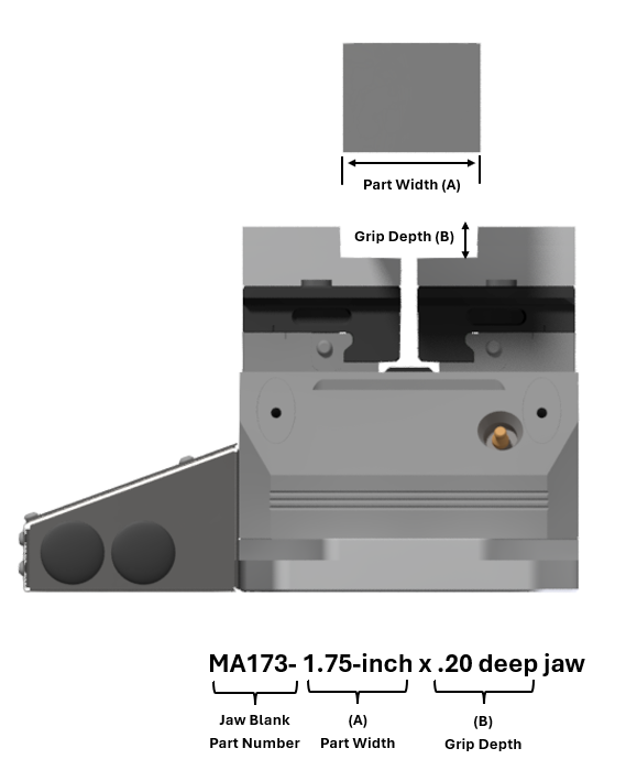 MA173-1.75-inch x .20 deep jaw